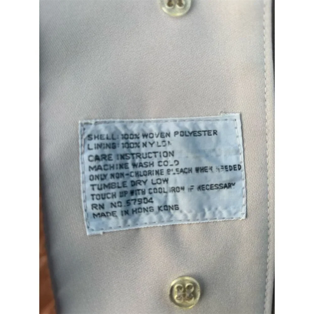 Rain Ramblers Women's Beige Trench Coat Size 10 Belted Long Casual - Picture 8 of 10